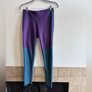 Outdoor Voices Leggings in Purple and Blue